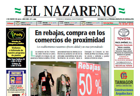 Periódico El Nazareno De Dos Hermanas Nº 1009