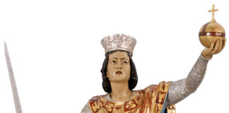 Benjamín Domínguez restaura la imagen de San Fernando Benjamín Domínguez Gómez