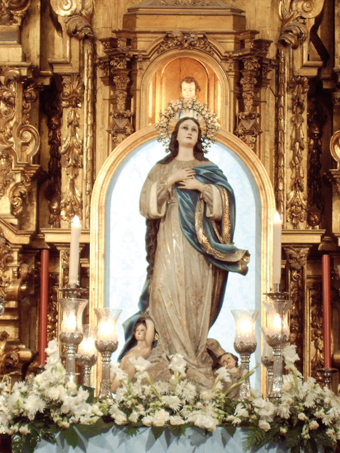 inmaculada timbres de gloria
