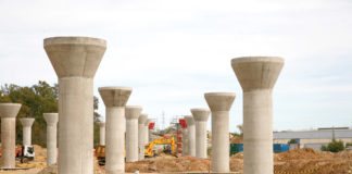 Las obras de construcción de la SE-40 continúan a buen ritmo en el municipio SE-40