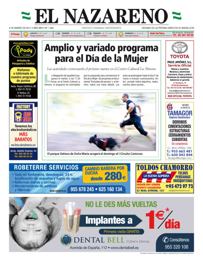 Periódico El Nazareno nº 1062 de 2 de marzo de 2017