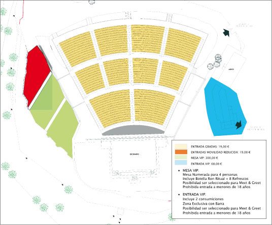 plano-concierto Los del Río y Gente de Zona
