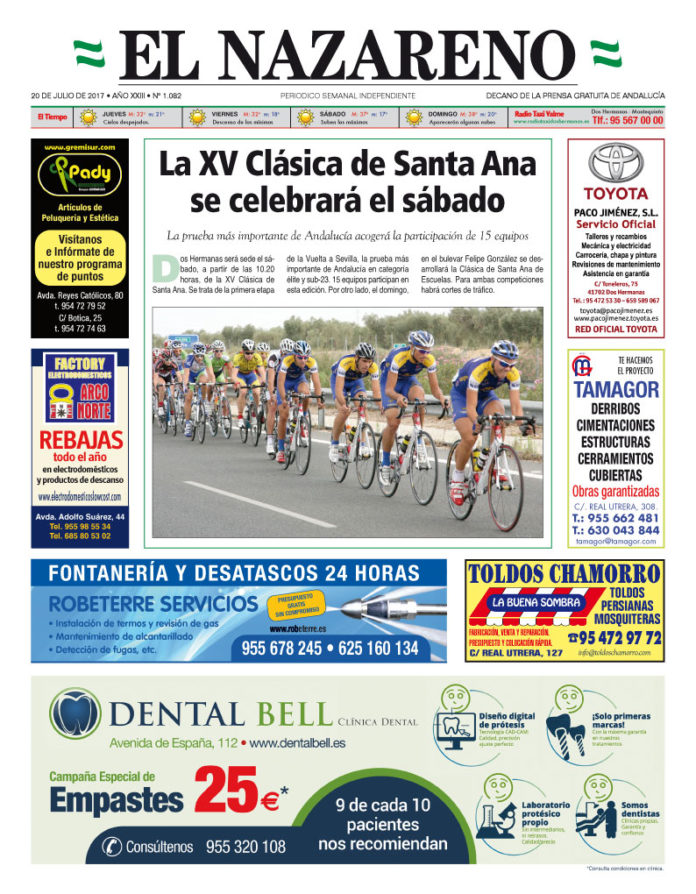 Periódico El Nazareno nº 1082 de 20 de julio de 2017