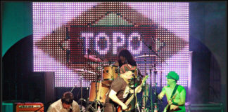 La banda de rock madrileña Topo, en el Quinto Rock Festival Topo