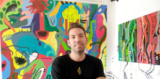 El pintor Rafa López realiza la portada del disco de Valme Rafa López