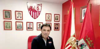Manuel Chamorro, presidente de la Peña Sevillista de Dos Hermanas Manuel Chamorro