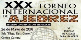 El sábado se celebra el XXX Torneo Internacional de Ajedrez Abierto CdDH XXX Torneo Internacional de Ajedrez Abierto CdDH