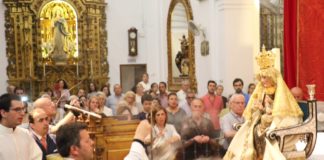La Virgen de Valme se trasladó ayer al Altar Mayor