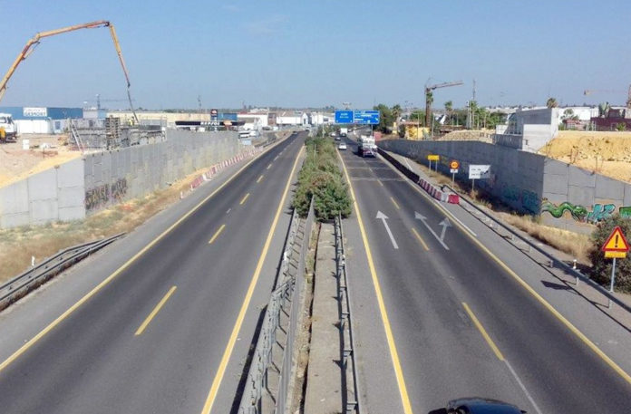 corte-A-376-por-desdoble-A-392 la autovía Sevilla–Utrera