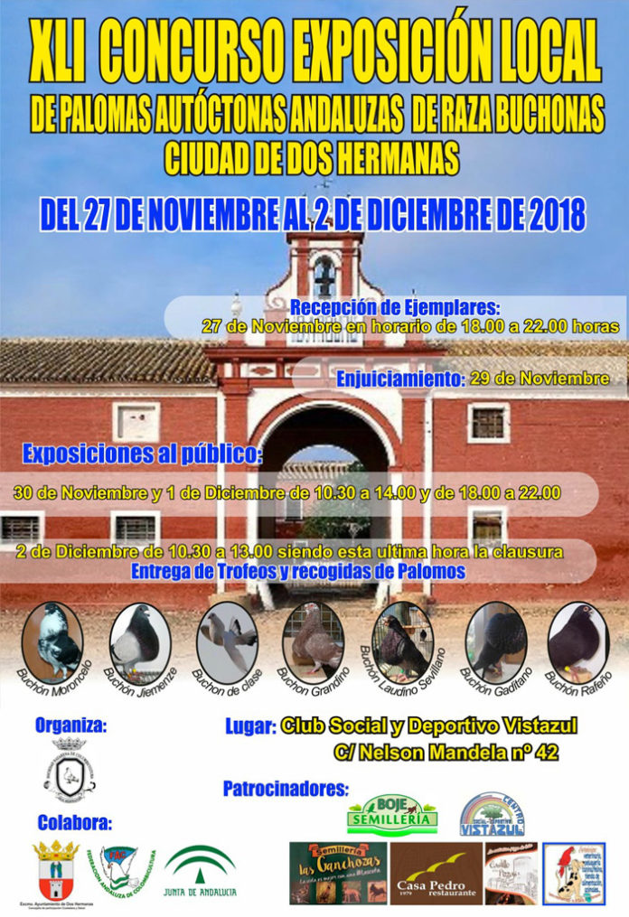 Cartel-PALOMOS La Asociación Nazarena de Colombicultura