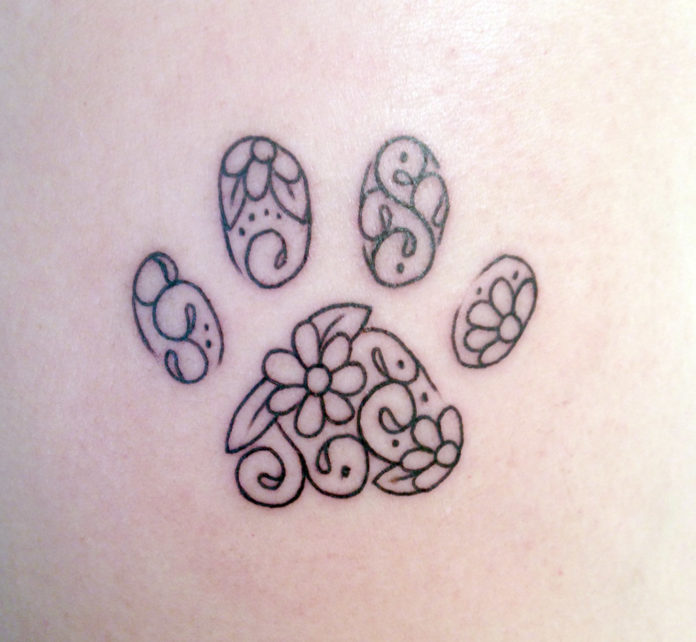 tatto-huella Tattoo por una mascota