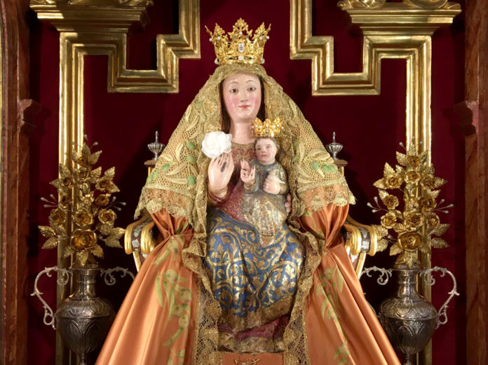 virgendevalme presentación de niños a Valme