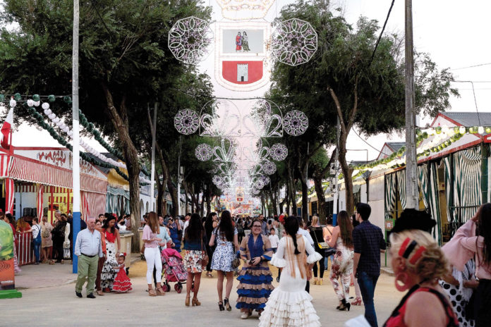 ambienteferia7 cartel de la Feria de Mayo