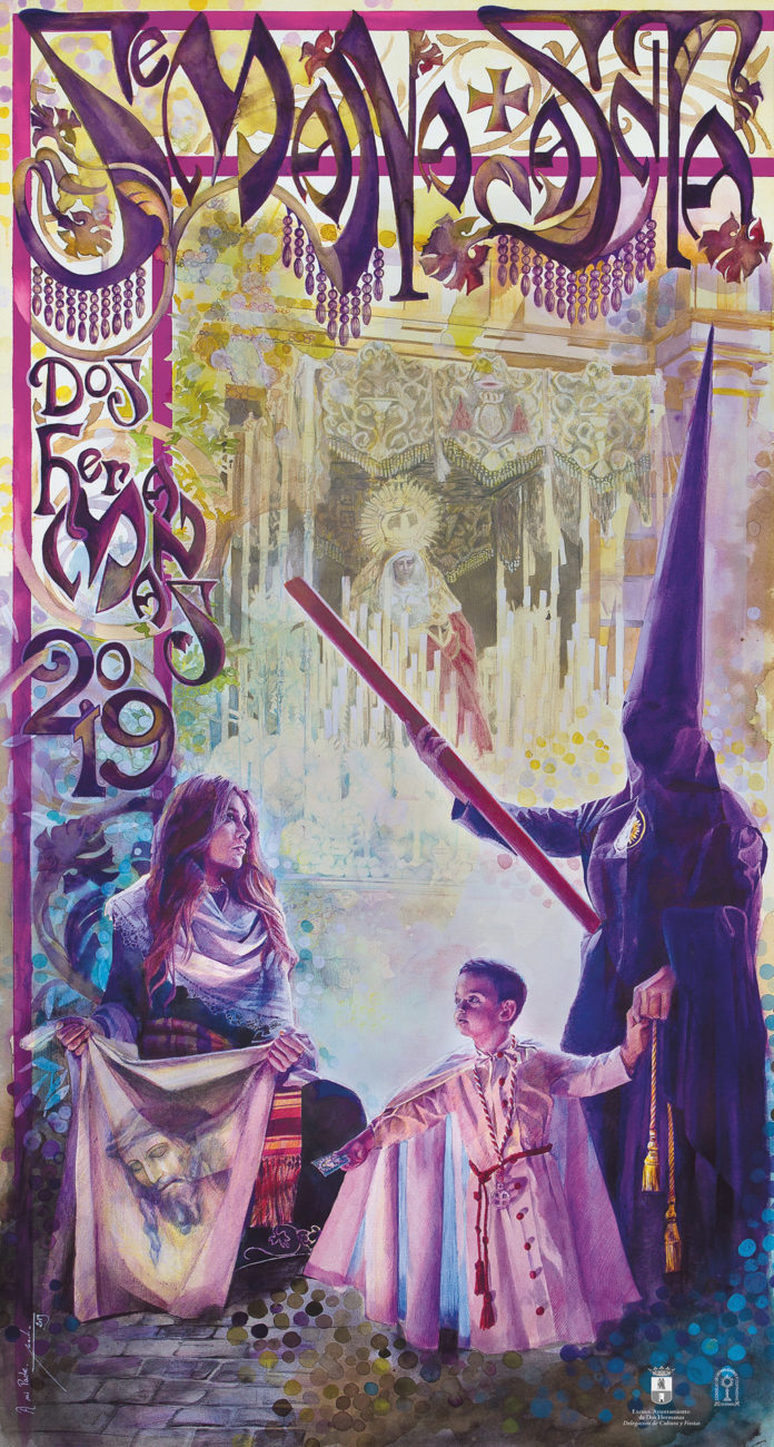 cartel-semana-santa-dos-hermanas-2019-RRSS Semana Santa nazarena 2019