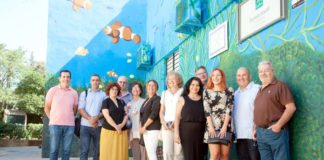 La Escuela Infantil La Milagrosa, ilustrada con dos grandes murales Escuela Infantil La Milagrosa