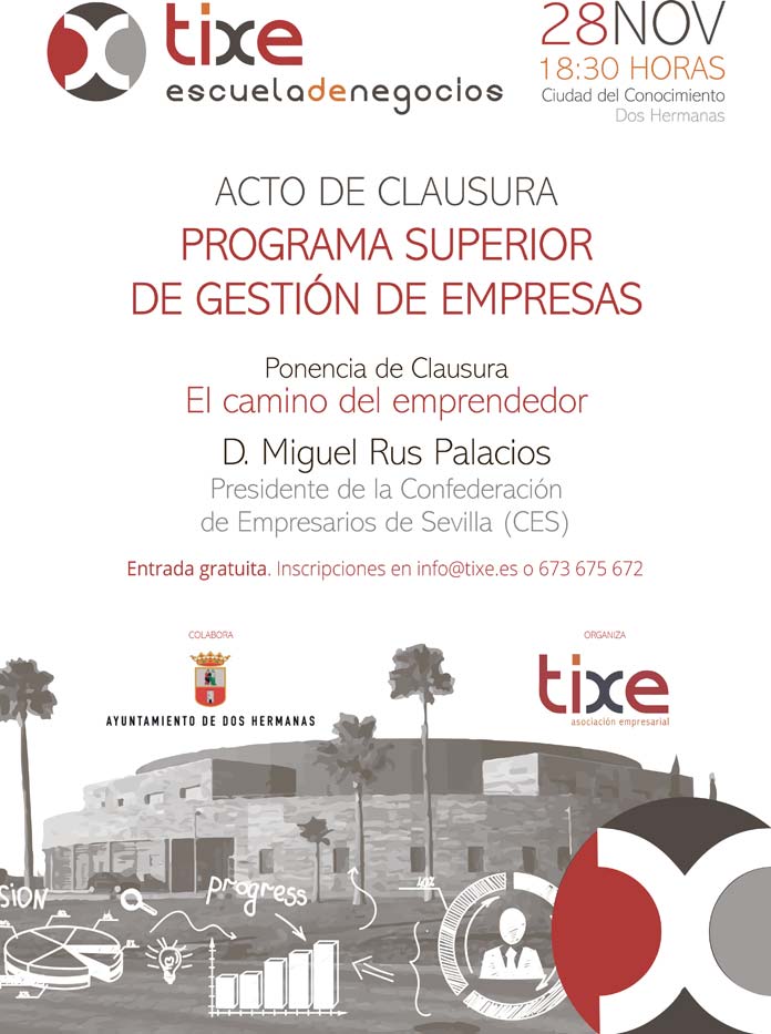 cartel-clausura-tixe Escuela de Negocios Tixe