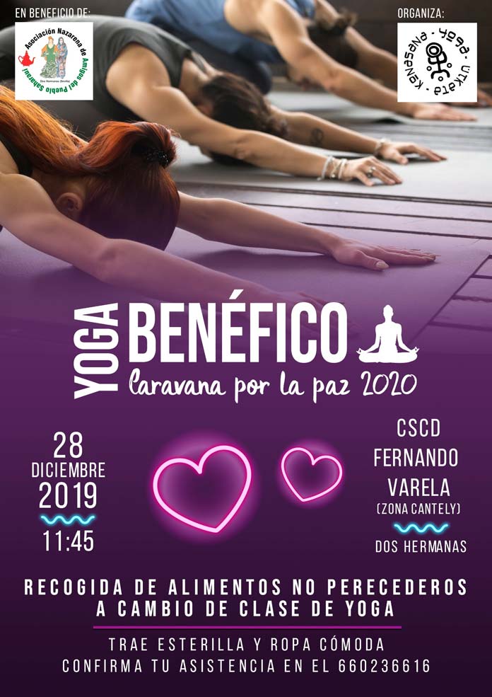 cartel-yoga-solidario-saharaui clase de yoga benéfico