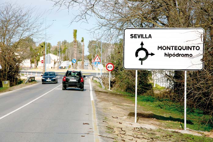 rotonda--carretera-vieja carretera antigua Dos Hermanas-Bellavista