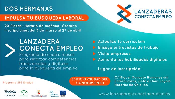 cartel_lce-dos_hermanas Lanzadera Conecta Empleo Dos Hermanas