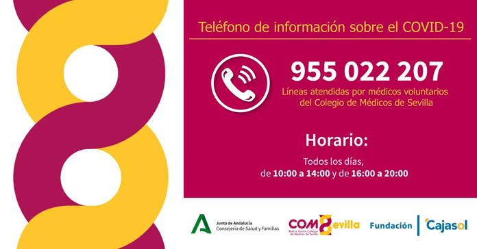 ricom-telefono-gratis-covid Colegio de Médicos de Sevilla
