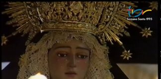Hermandad del Santo Entierro en la Semana Santa de 1995