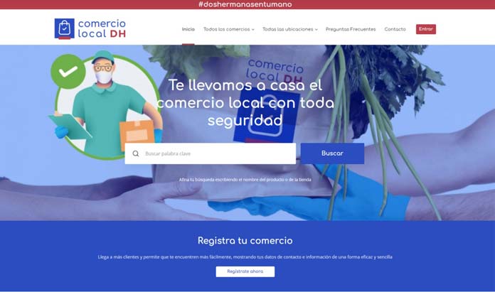web-comercio-dh Dos Hermanas a tu mano