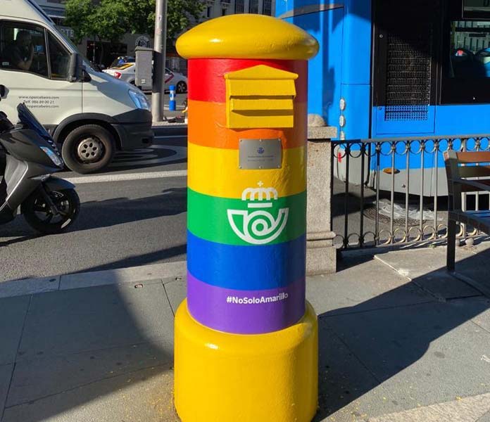 buzon-correos-orgullo-2020 Derechos LGTBI