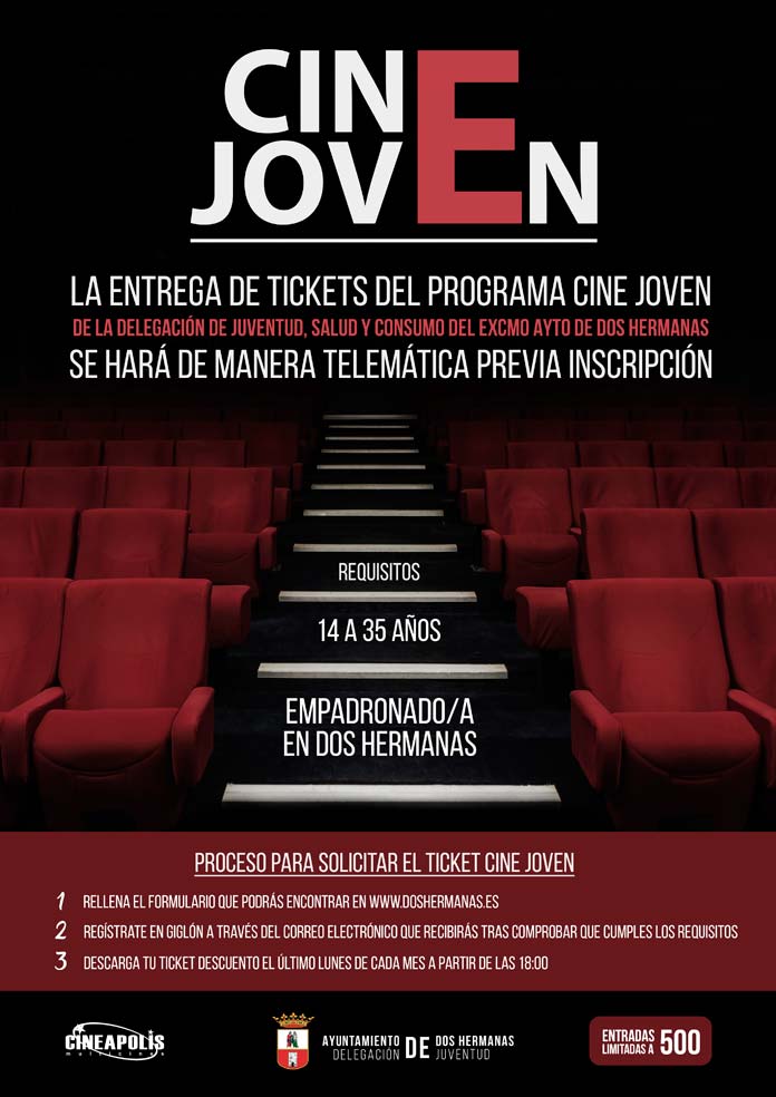 cartel-cine-joven-01 tickets descuentos telemáticos