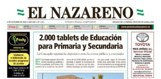 Periódico El Nazareno nº 1.221 de 8 de octubre de 2020 Periódico El Nazareno nº 1.221 de 8 de octubre de 2020