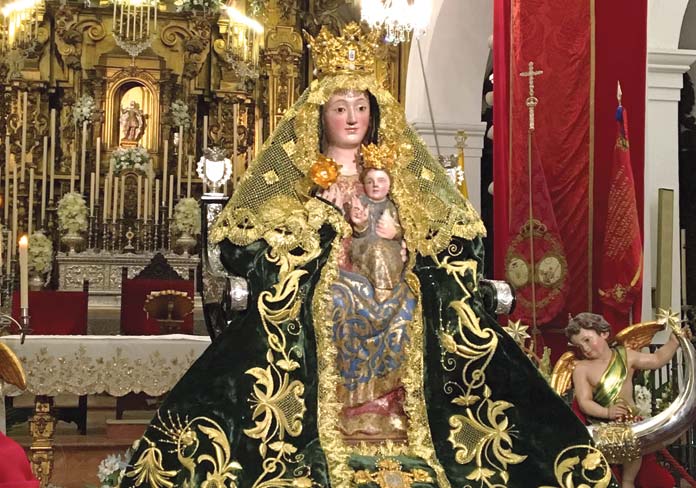 virgen-de-valme-altar Quinario de Valme