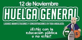 Marea Verde Andaluza convoca mañana una huelga educativa en toda la comunidad Marea Verde Andaluza