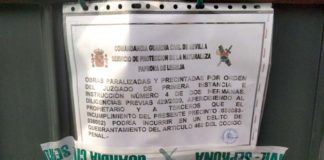 Demolición de la parcelación ilegal de San Juan del Hornillo parcelación ilegal
