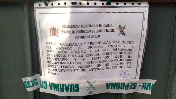 cartel-parcelacion-sanjuanhornillo parcelación ilegal