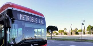 Dos meses de metrobús gratuito en Dos Hermanas para fomentar su uso Línea 6 del metrobús