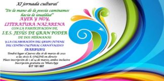 Literatura nazarena aderezada con carnaval, en una jornada dedicada a la Igualdad Literatura nazarena
