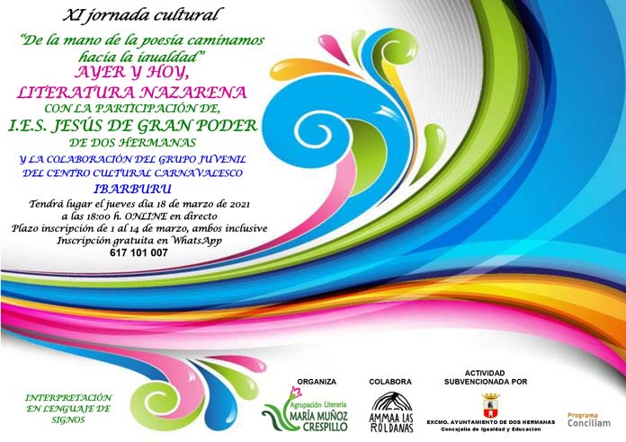 cartel-jornada-literaria-mmc Literatura nazarena