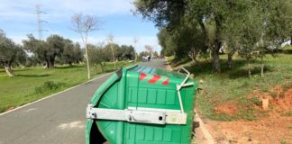 Vandalismo en el Parque Dehesa de Doña María contra el mobiliario urbano Parque Dehesa de Doña María