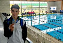 Cristóbal Vargas, subcampeón de España de natación en el autonómico alevín Cristóbal Vargas
