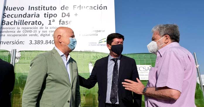 primera-piedra-ies-doshermanas nuevo IES en Dos Hermanas