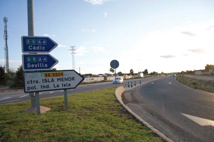 carretera-isla carretera de La Isla