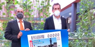El gentilicio «Somos nazarenos» en el Cupón de la ONCE del día 9 Somos nazarenos