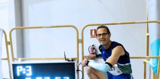 El atleta nazareno Juan Hernández bate un nuevo récord de España Juan Hernández