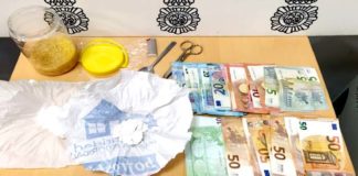 Detenida una pareja por vender cocaína a domicilio cocaína a domicilio