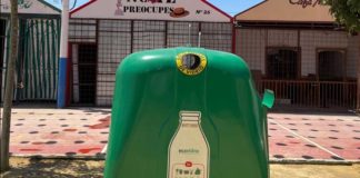 Campaña para el reciclaje de vidrio en la Feria reciclaje de vidrio