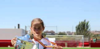 Daniela Pérez Fernández es campeona de España de fútbol Daniela Pérez