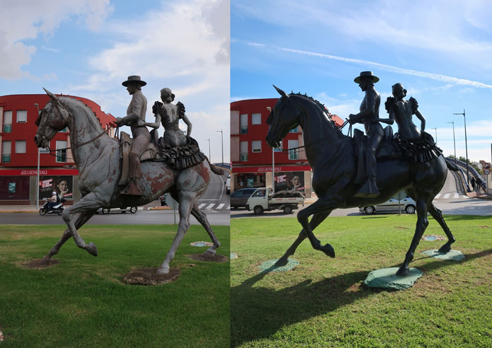 caballo-venta-las-palmas-1 escultura de la Venta Las Palmas