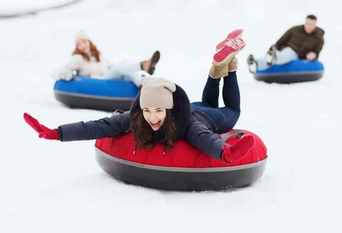 tobogan-hielo-pista parque de atracciones